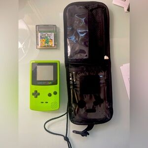 Gameboy. Come with the case and the game